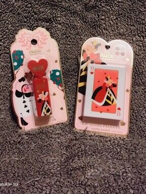 Disney Alice in Wonderland Pink and Black Moisturizing Lip Gloss